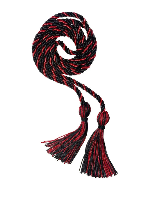 Cordón de Honor Negro y Rojo de secundaria