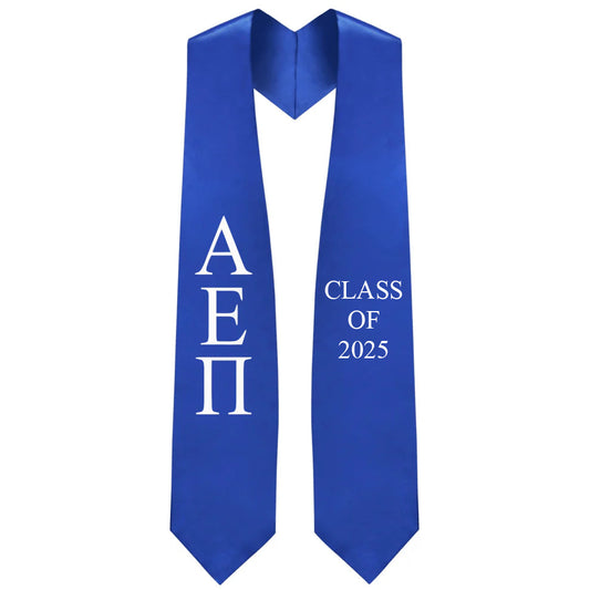 Alpha Epsilon Pi Greek Lettered Stole w/ Year