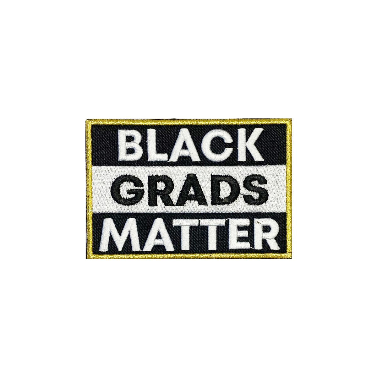 Estola de graduación granate BLACK GRADS MATTER