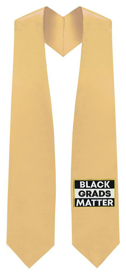 Estola de graduación de oro antiguo BLACK GRADS MATTER