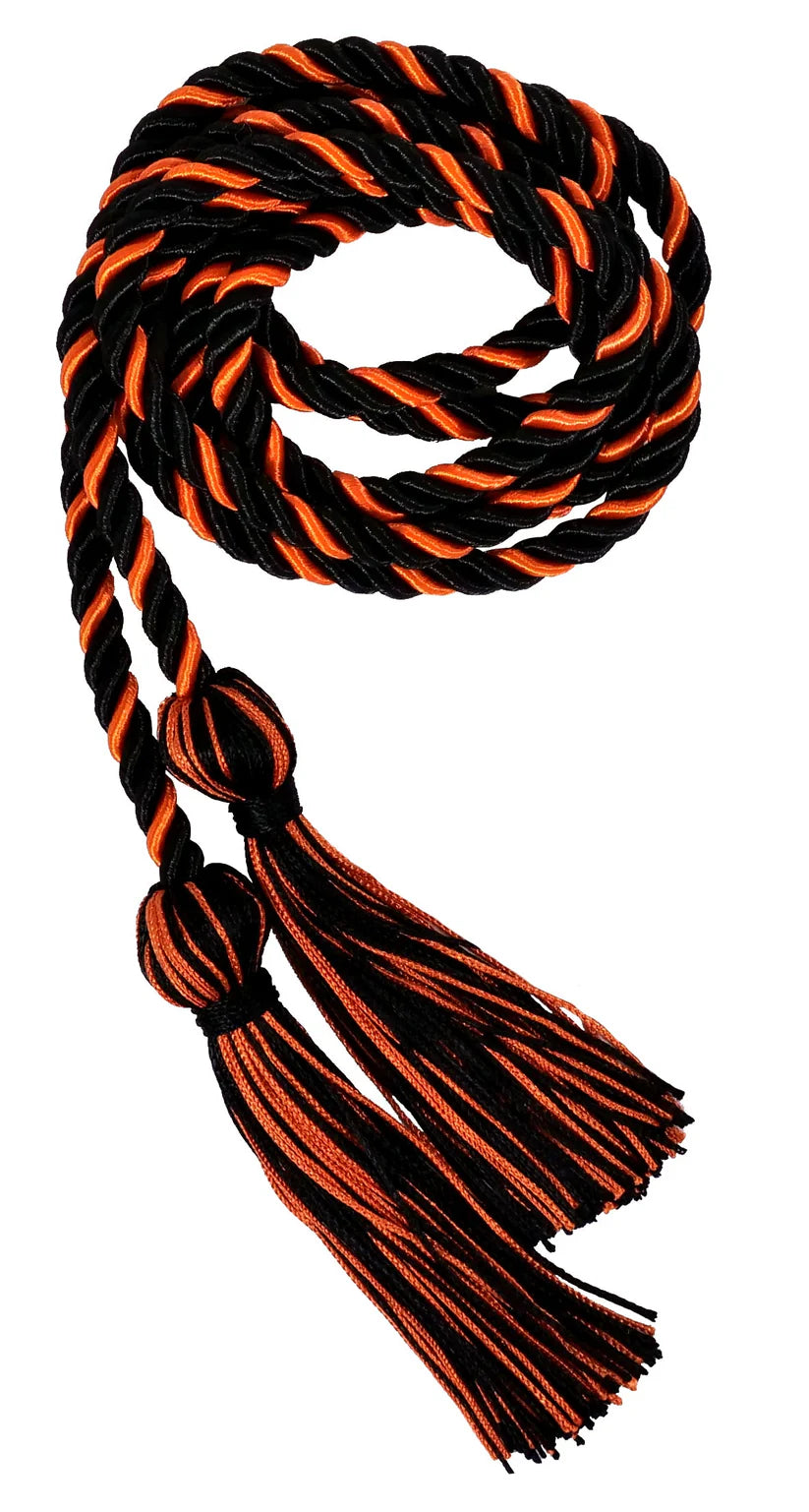 Cordón de Honor Negro y Naranja de secundaria