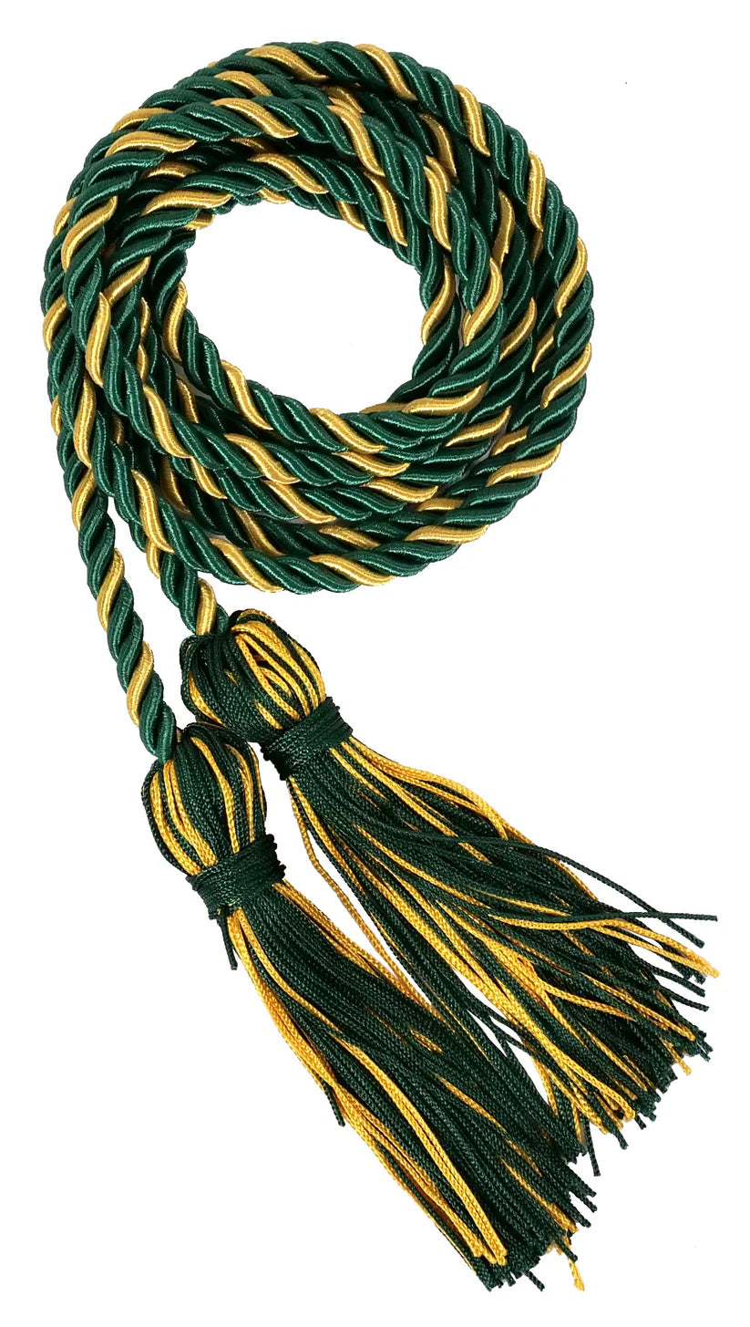 Cordón de honor Verde Cazador y Dorado de secundaria