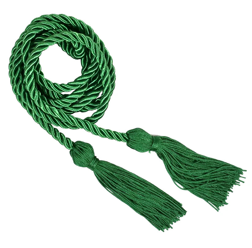 Cordón de honor verde kelly de secundaria