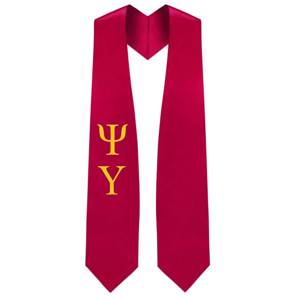 Psi Upsilon Greek Lettered Stole