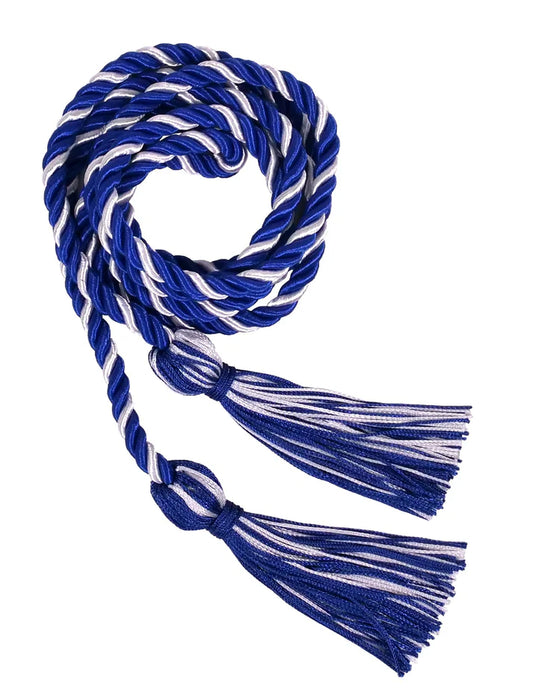 Cordón de honor Azul Francia y Blanco de secundaria