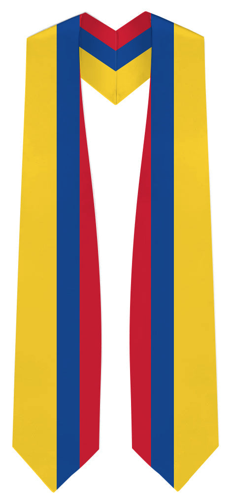 Estola de Graduación con Bandera de Colombia