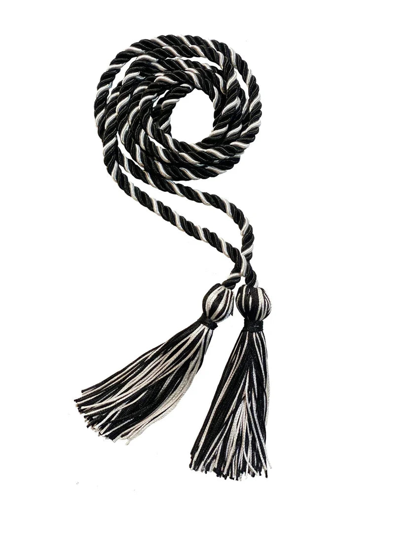 Cordón de Honor Blanco y Negro de secundaria