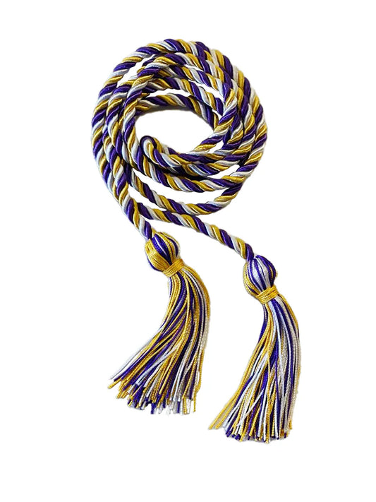 Cordón de honor Dorado, Morado y Blanco de secundaria